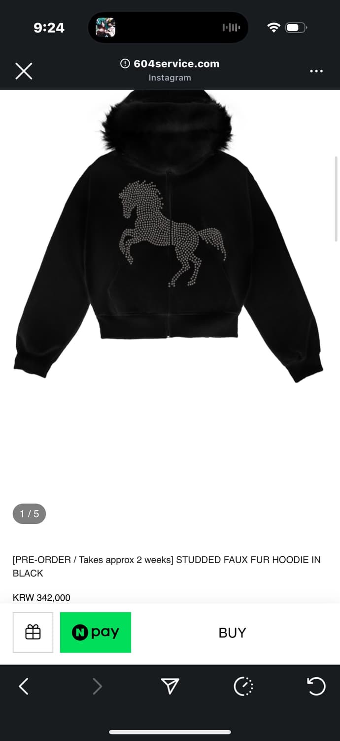 604서비스 퍼 후드집업구해요… 상품이미지1