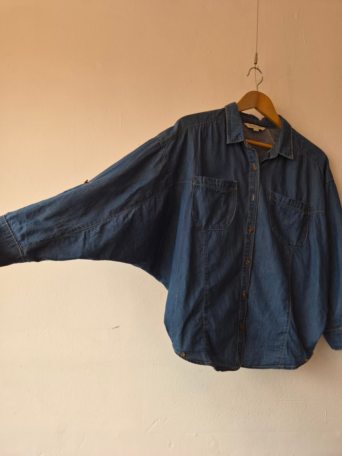 스데이아일랜드 여성 가오리핏인디고데님셔츠자켓 85S사이즈 상품이미지4