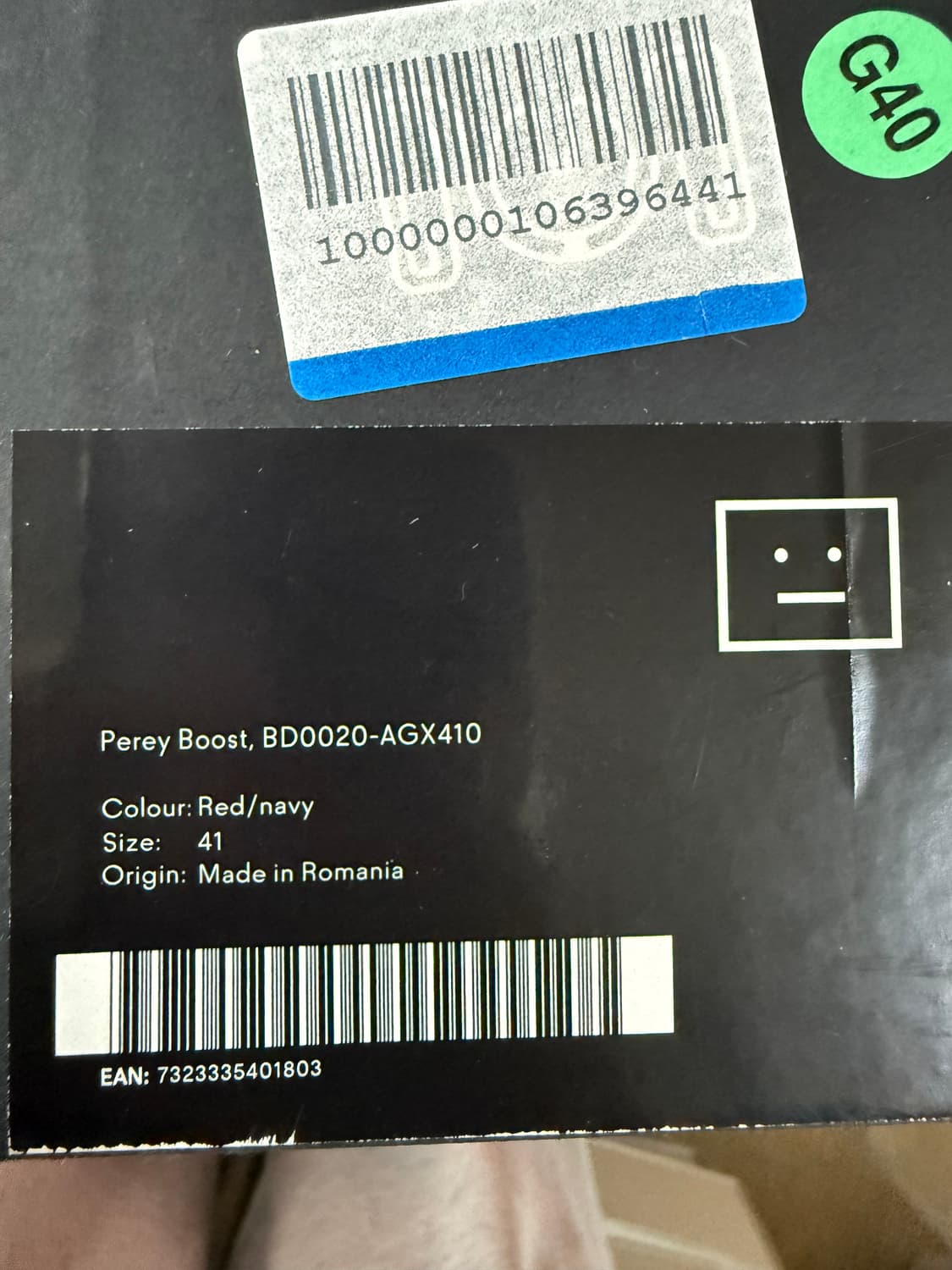 [41] 아크네 스튜디오 페리 누벅 벨크로 스니커즈 레드 네이비 상품이미지4