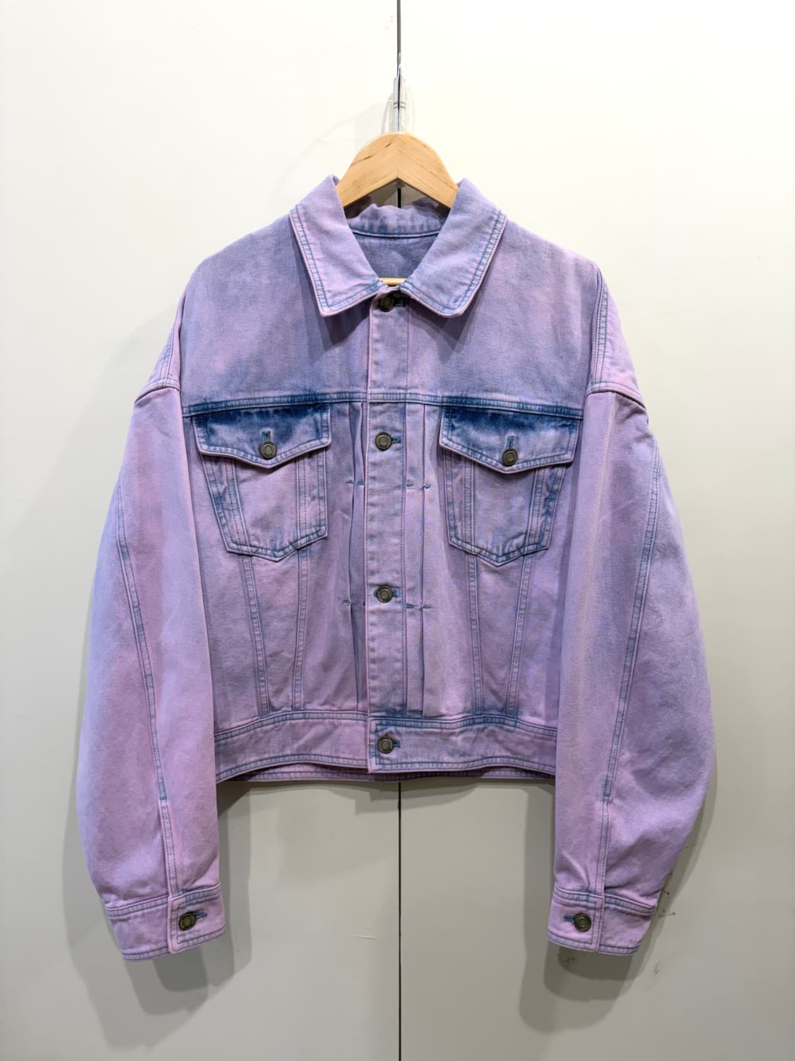 juun.j 준지 플리츠 워싱 데님 자켓 상품이미지1