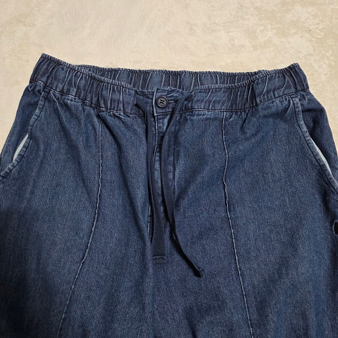 (M)여성 꼬모니노즈 밴딩 데님 팬츠 상품이미지2