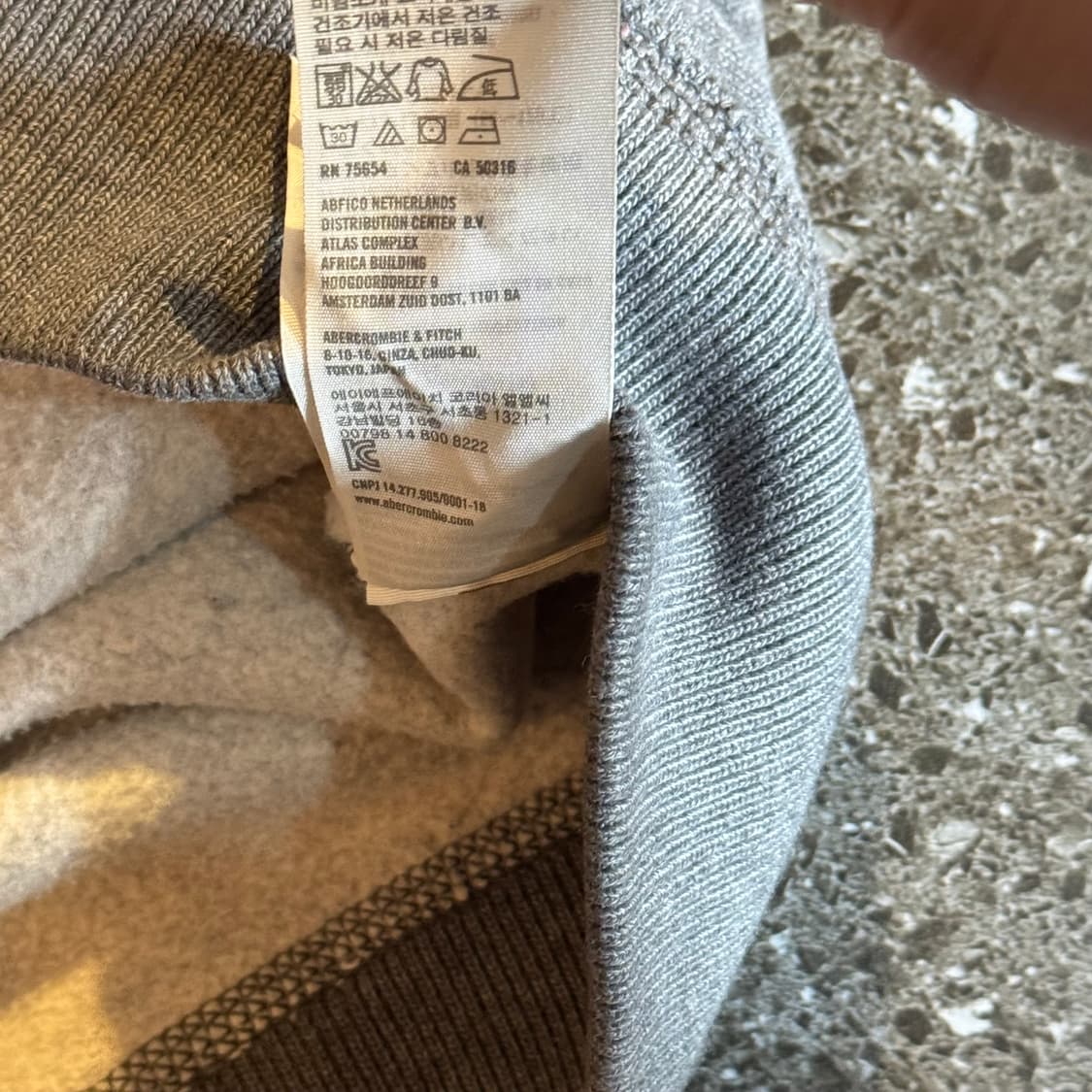 아베크롬비 후드집업m 상품이미지6