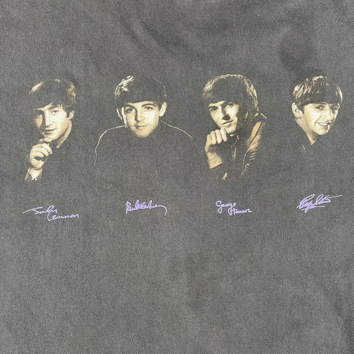 빈티지 비틀즈 밴드 반팔 상품이미지4
