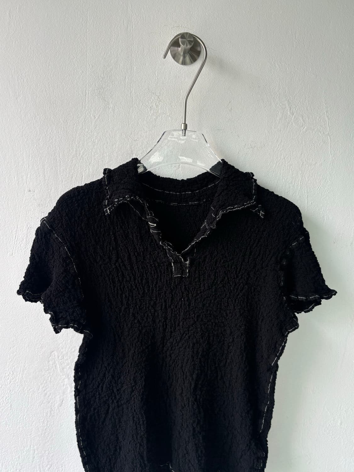 이세이미야케 플리츠 카라넥 탑  상품이미지2