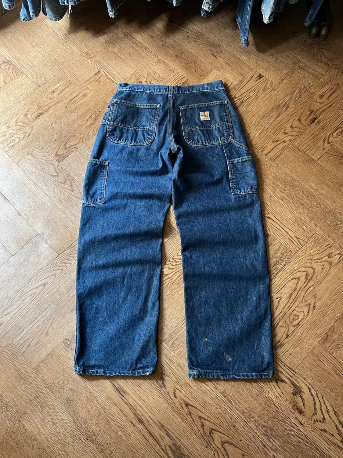 [31]칼하트FR USA 진청 싱글니 카펜터 워크 데님 팬츠 상품이미지1