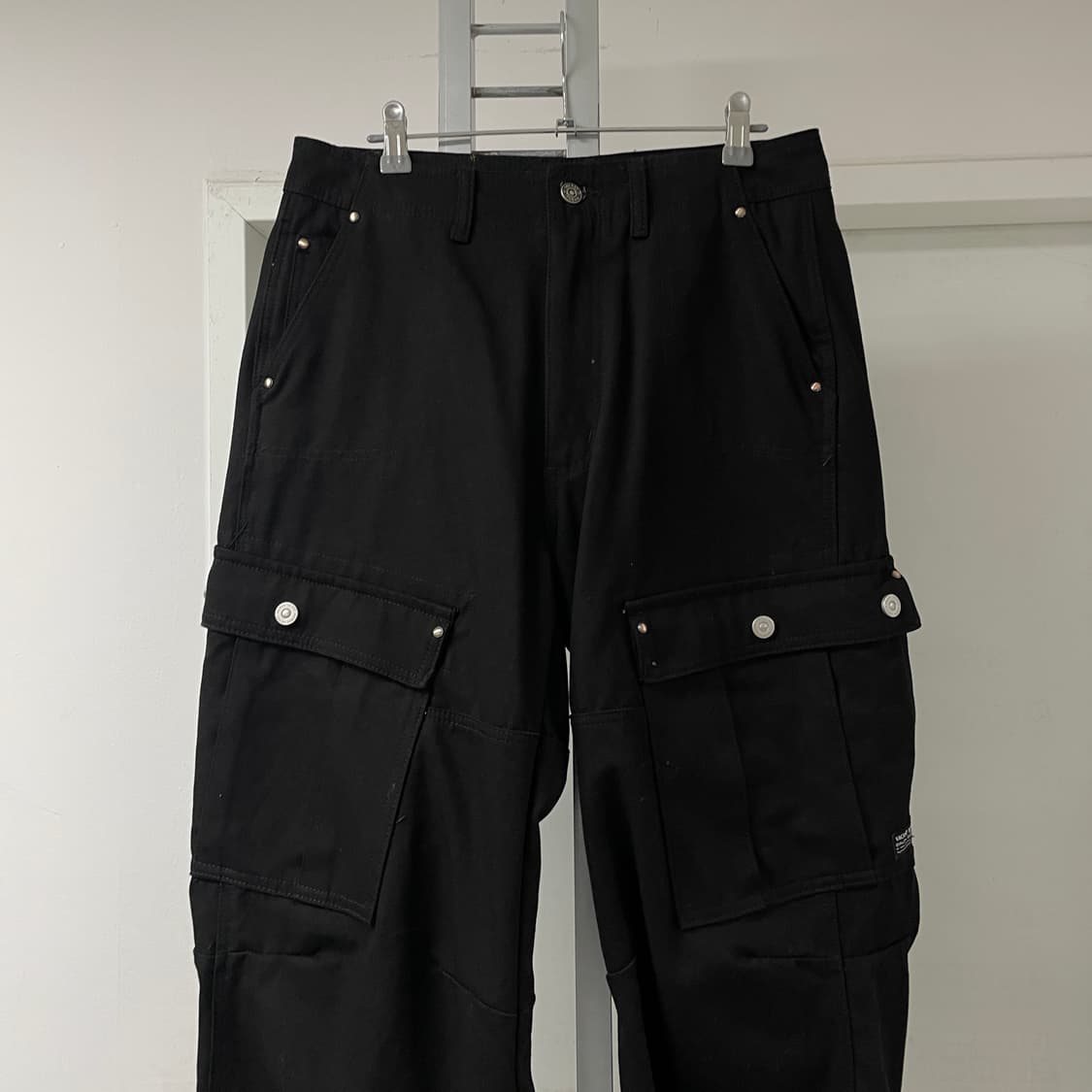베이컨트 아카이브 카고 데님 팬츠 블랙 S 상품이미지2