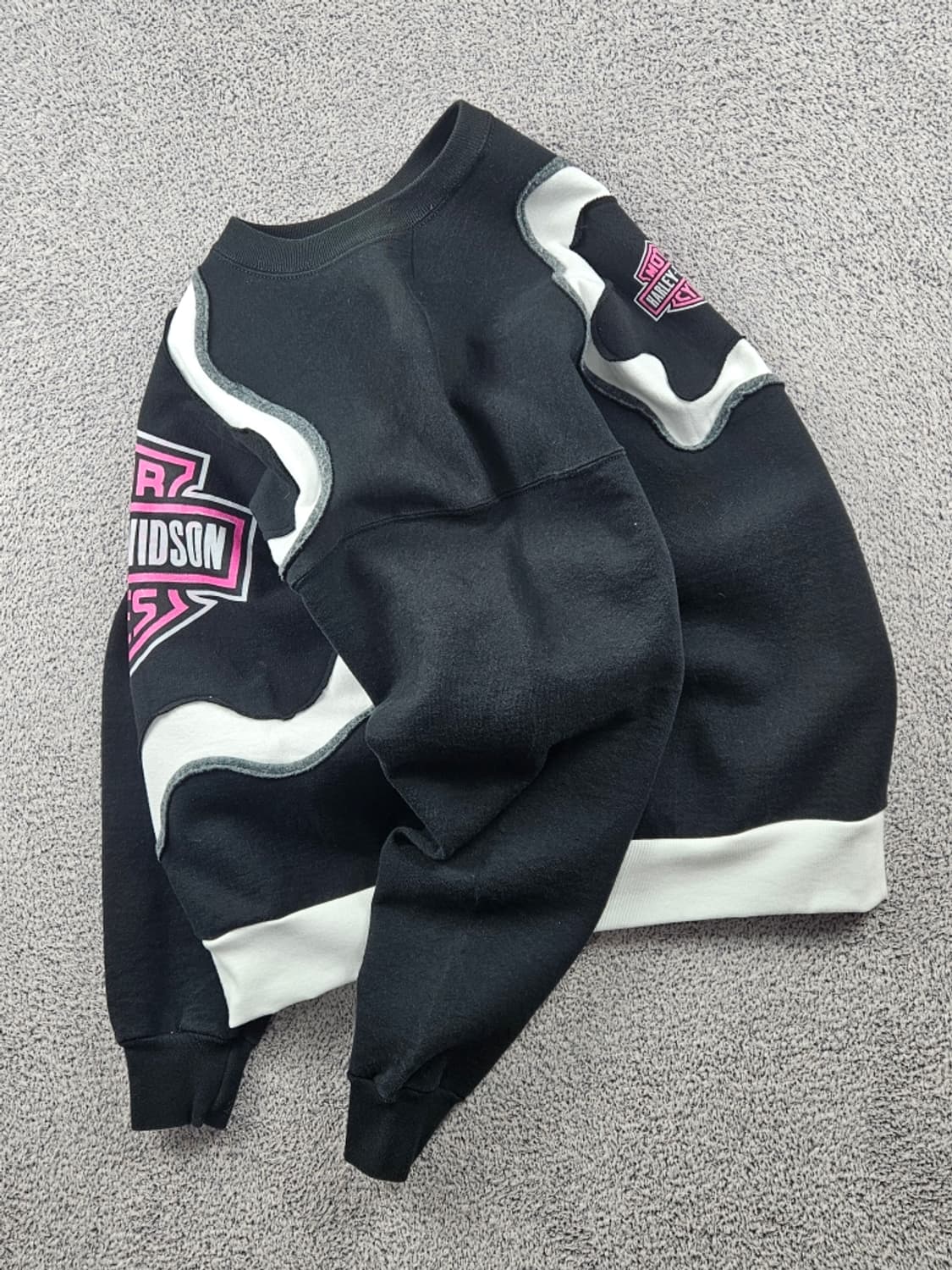 할리데이비슨X프룻오브더룸 아플리케 커스텀 맨투맨 ( L ) / 9342 상품이미지8