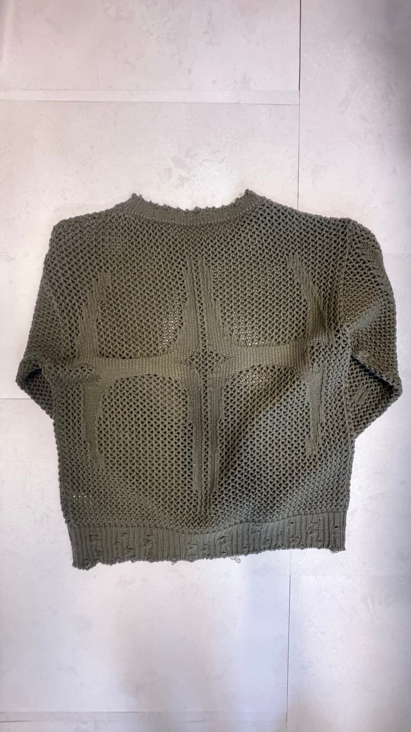 떠그클럽 카키 니트 2사이즈 상품이미지5