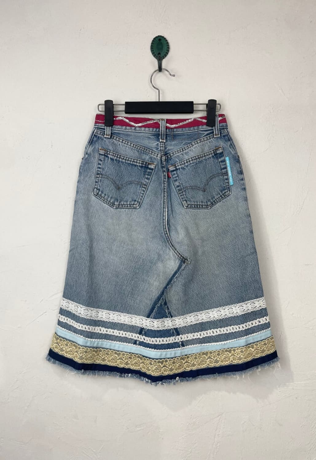 AS KNOW AS - Levi's remake denim skirt 상품이미지4