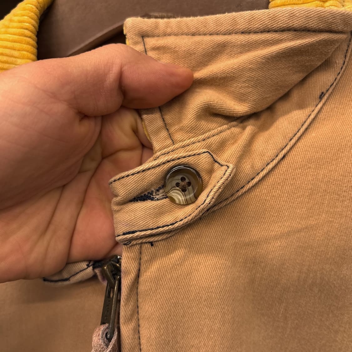 90s 폴로 랄프로렌 체크라이닝 코듀로이 카라 바이스윙자켓 N825 상품이미지9