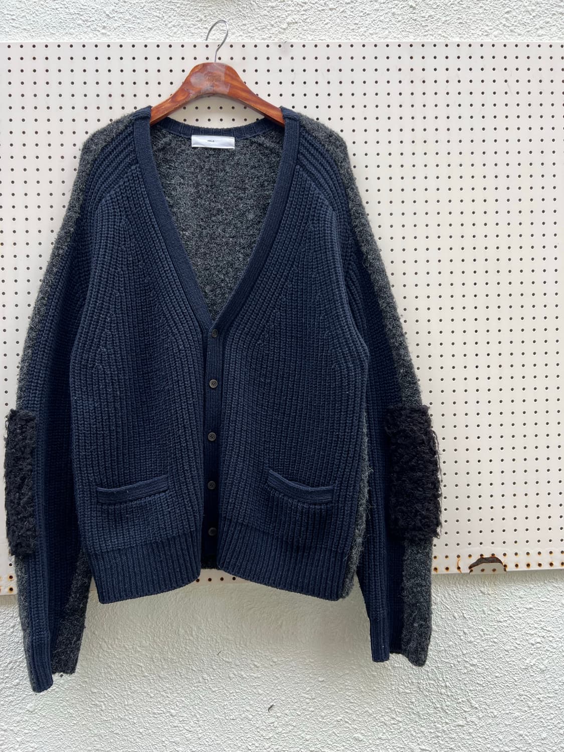 TOGA VIRILIS DIFFERENT MATERIAL 토가 울가디건 상품이미지6