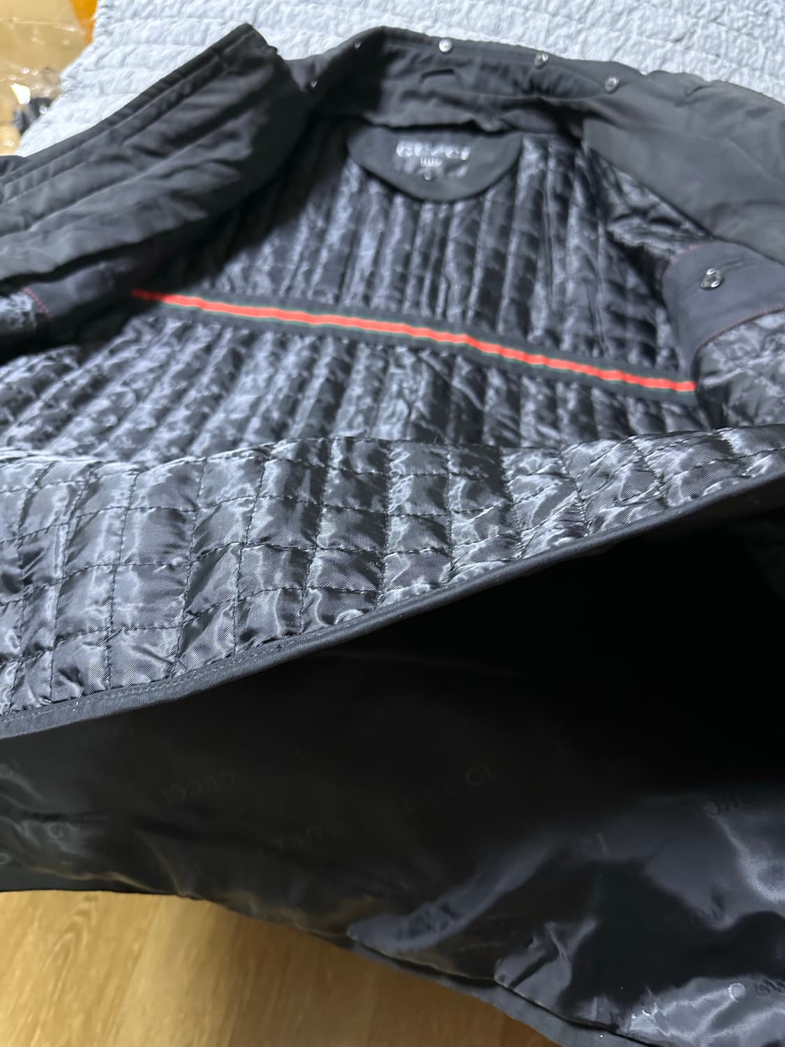 구찌 블랙 코트 L 상품이미지5