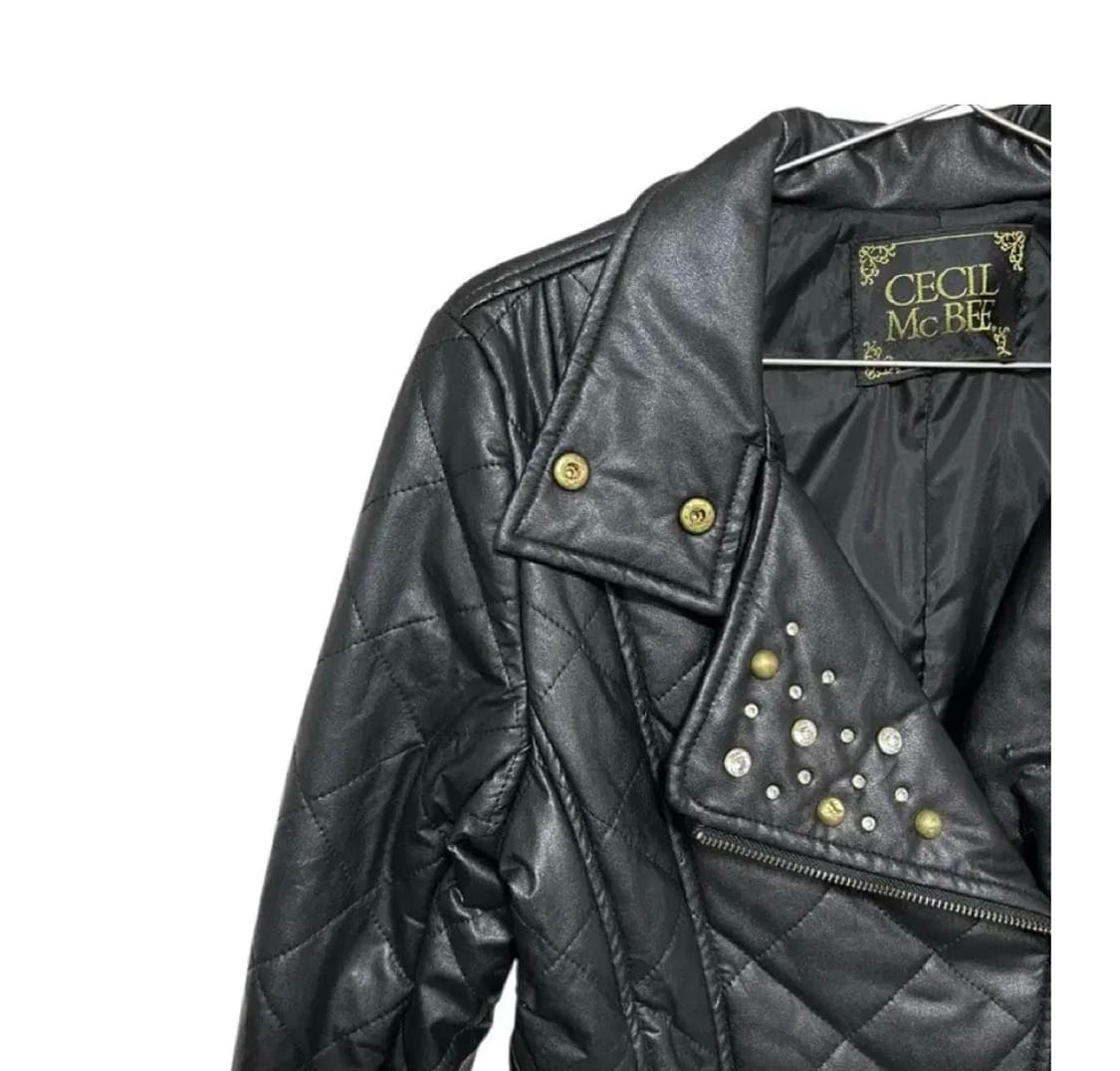 세실 맥비 레더 자켓  상품이미지2