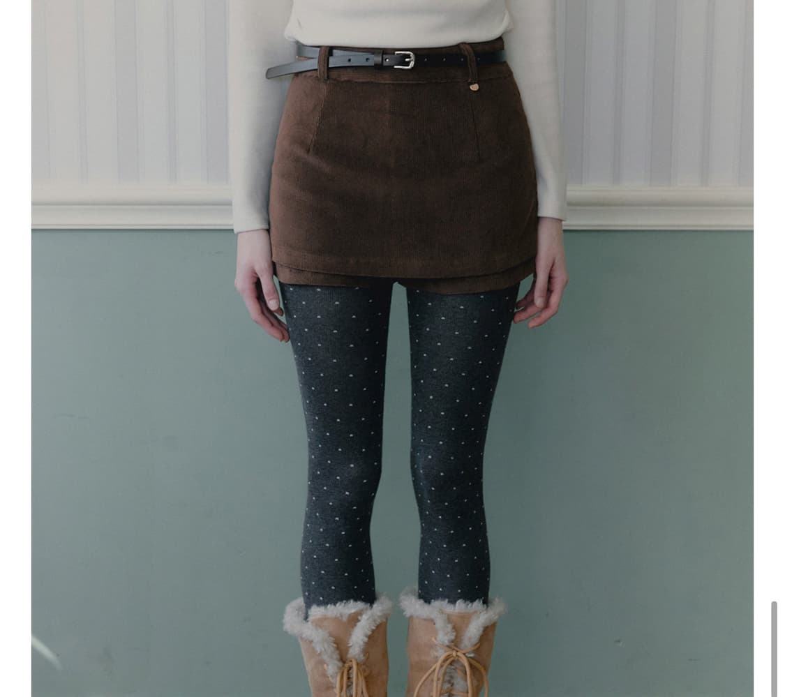 트위 미니스커트 치마바지 벨트포함 새상품 상품이미지1