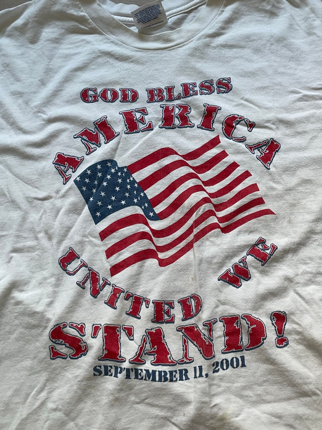 00s GOD BLESS AMERICA 빈티지 티셔츠 상품이미지6