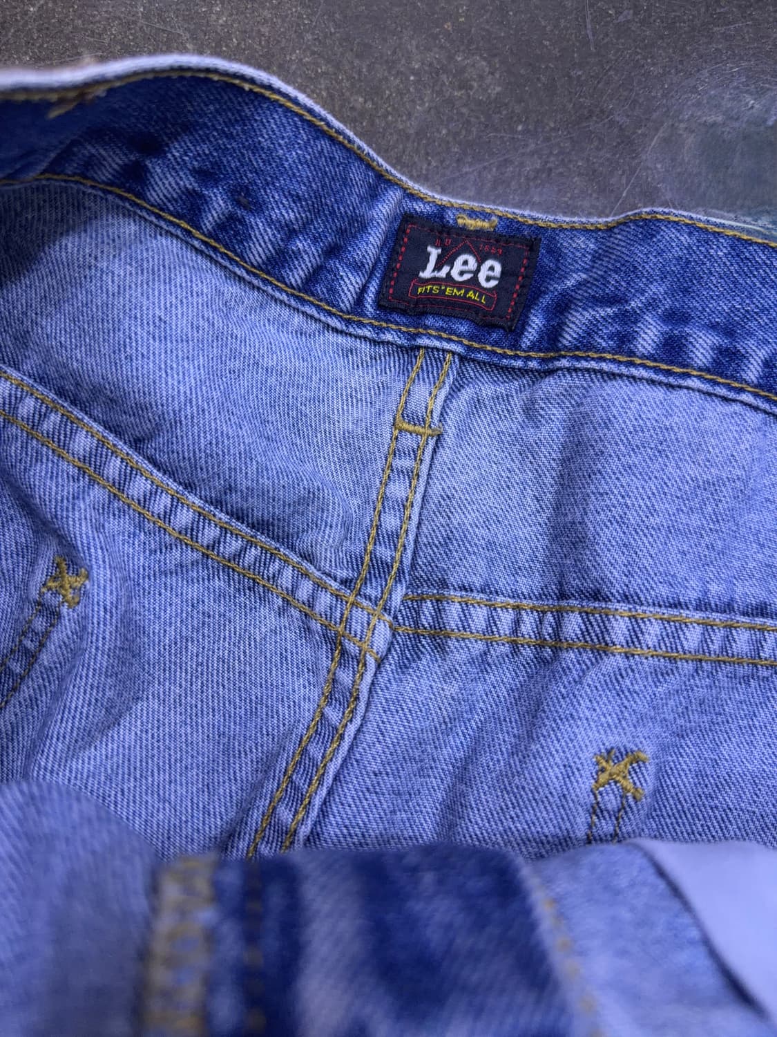 Lee 리 빈티지 클래식핏 스톤워싱 데님팬츠 청바지 데님팬츠 36 상품이미지6