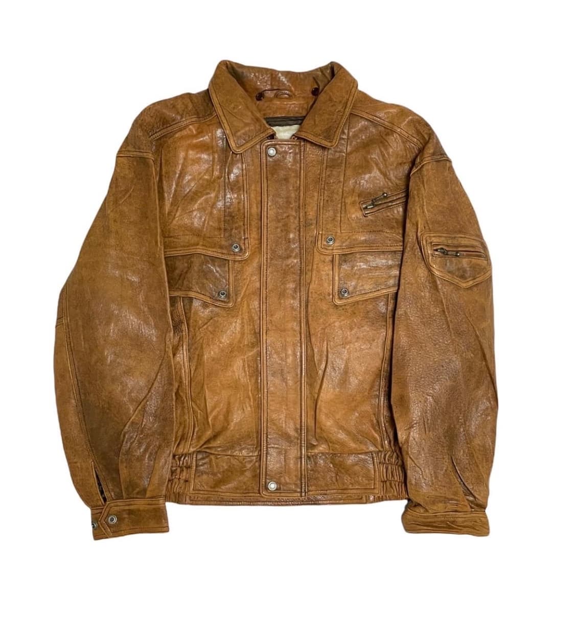 Pelle cyma 레더 봄버 자켓 양가죽 상품이미지1