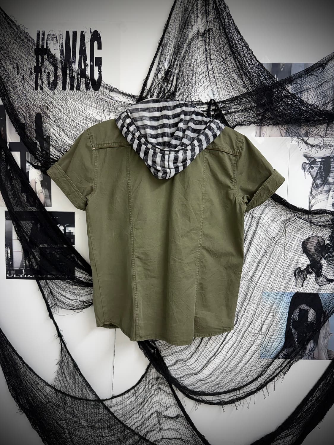 Semantic design hoddie layered shirts 상품이미지4