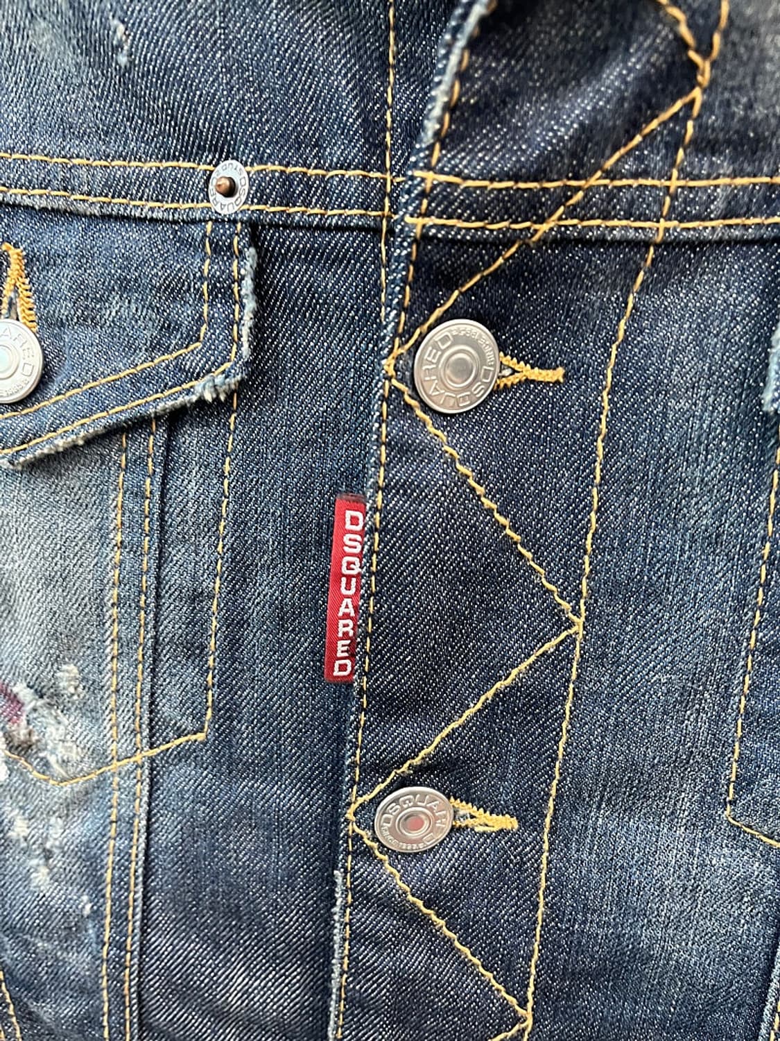 여) 디스퀘어드 데님 다운 베스트  상품이미지6