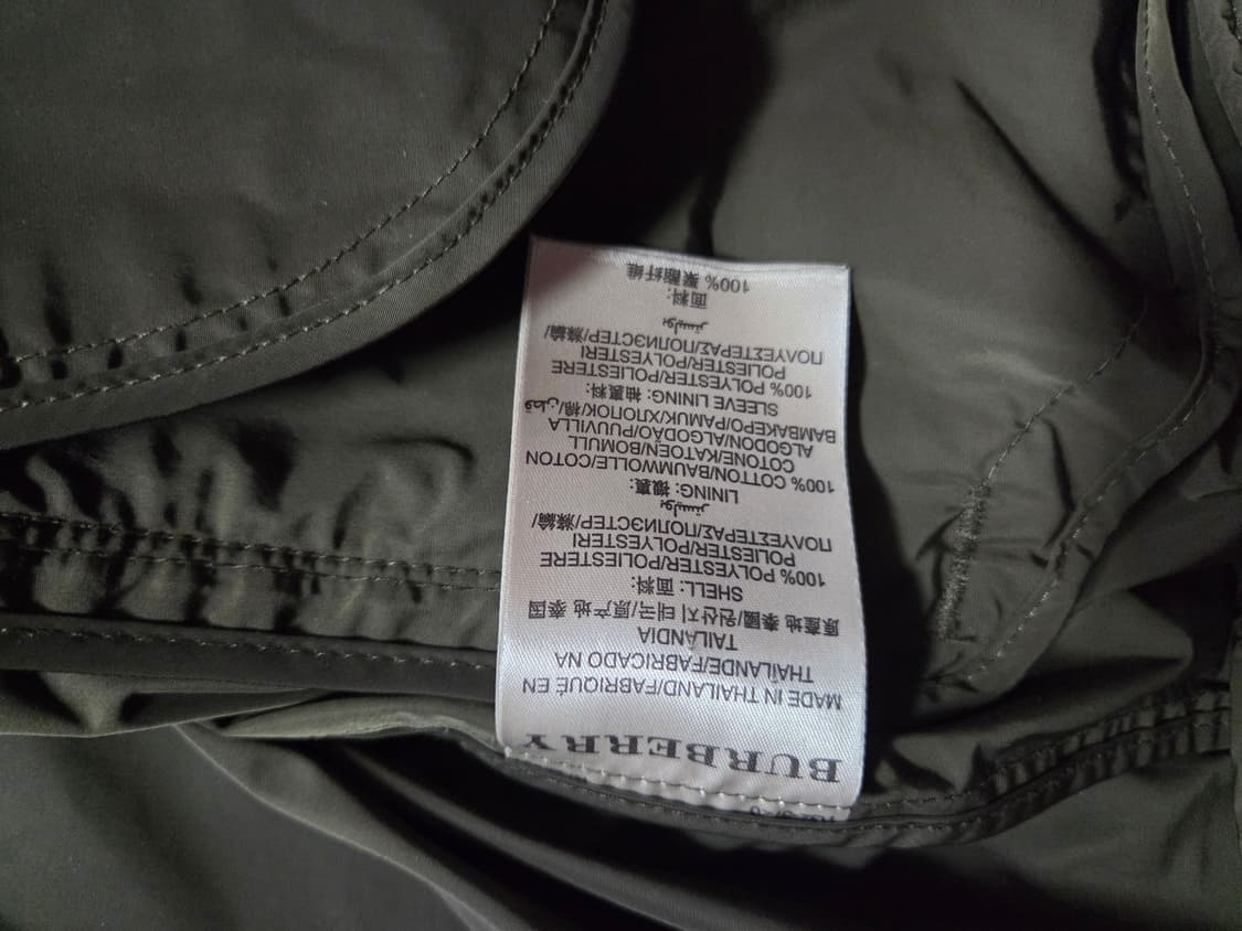 버버리 브릿 나일론 해링턴 보머 블루종 크롭 자켓 상품이미지5