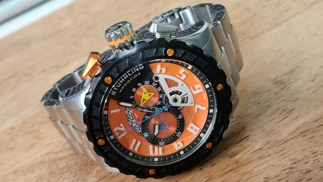 # 스털링 스위스메이드 한정판 프레스티지 크로노 빅페이스 정품시계 급처 상품이미지1