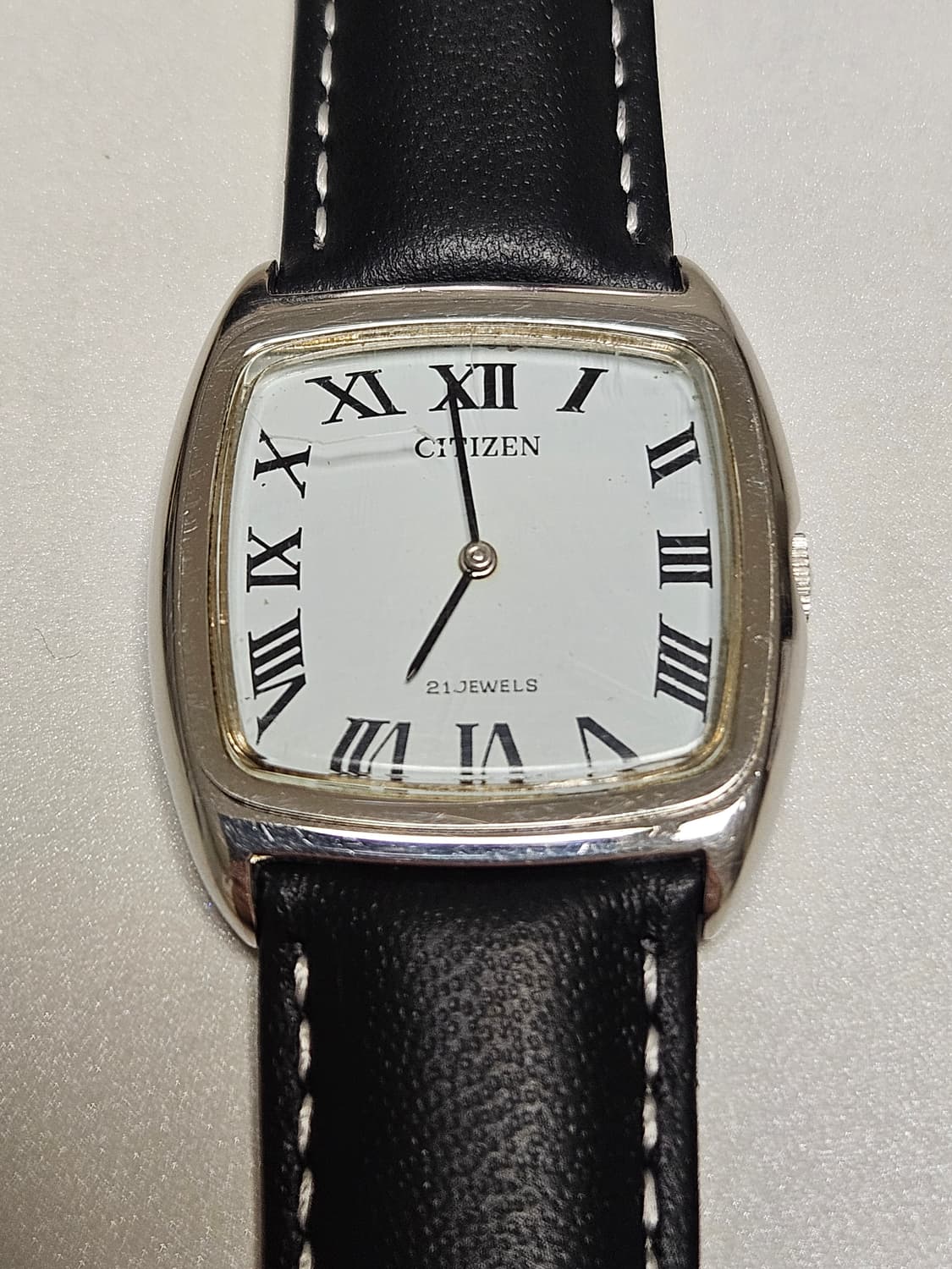 빈티지 시티즌  수동 가죽 시계 상품이미지3