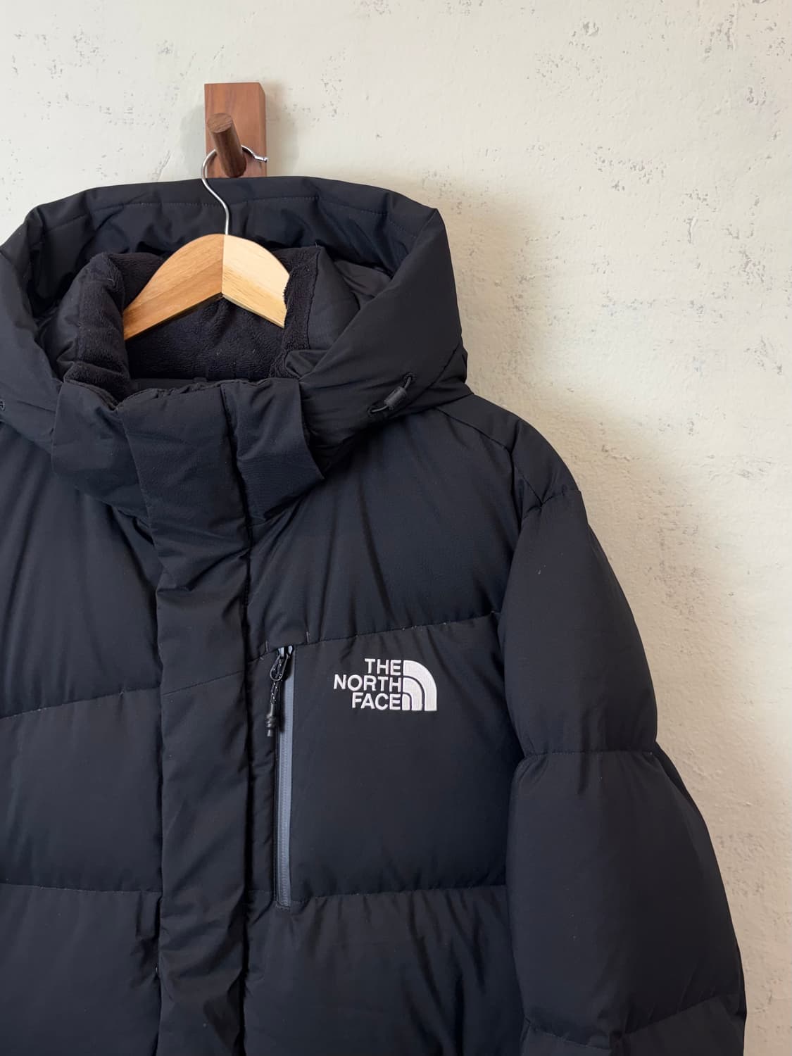 노스페이스 블랙 덕다운 패딩 상품이미지3