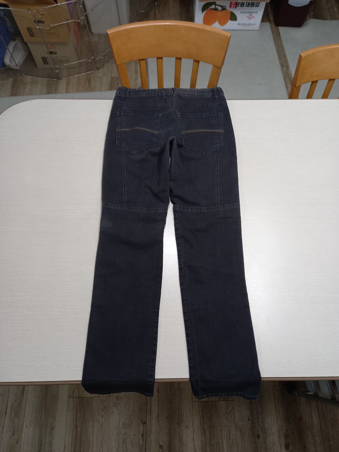 28 BANGBANG 봄여름용 스판 슬림일자 흑청 28-887 상품이미지2