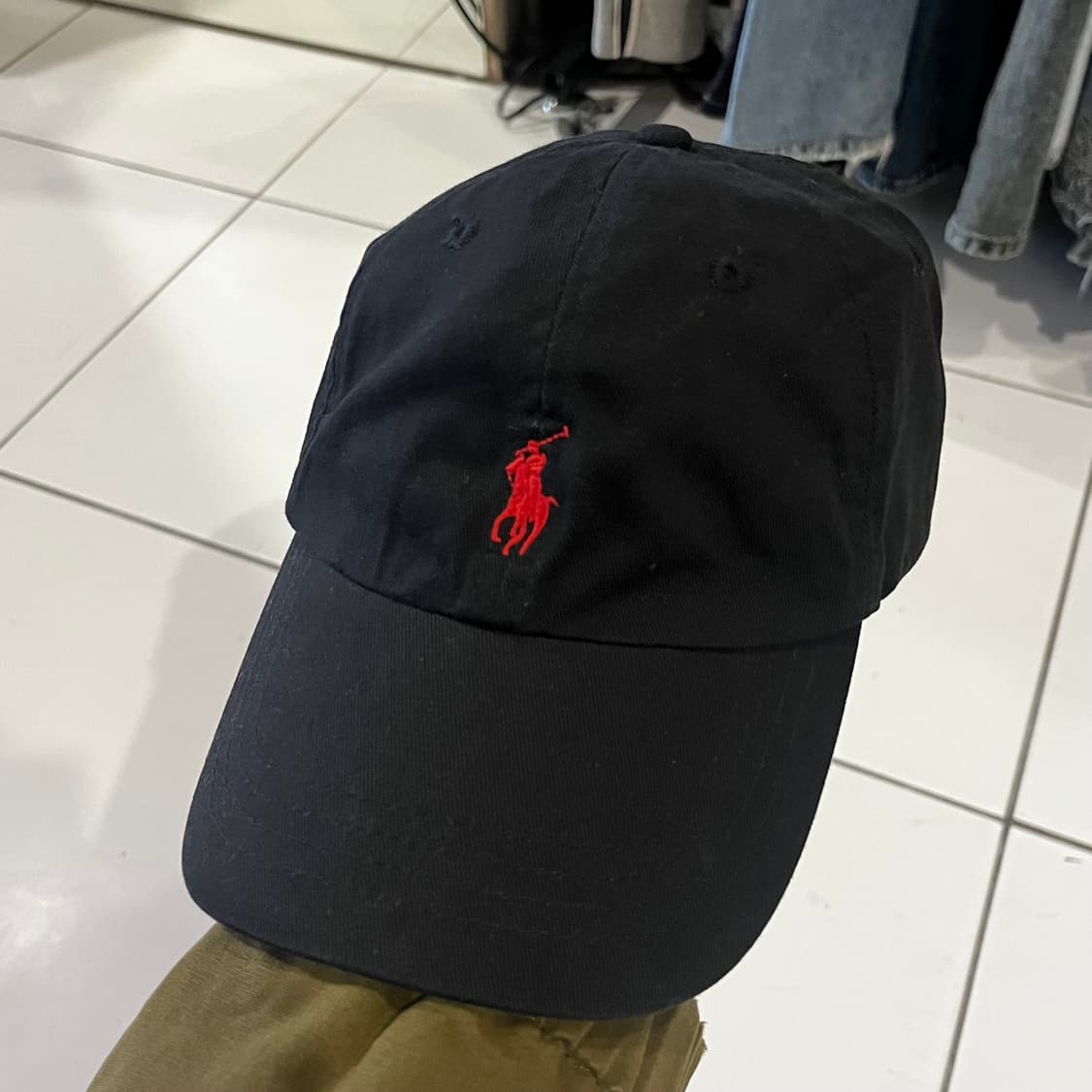 폴로랄프로렌 블랙 볼캡 상품이미지1