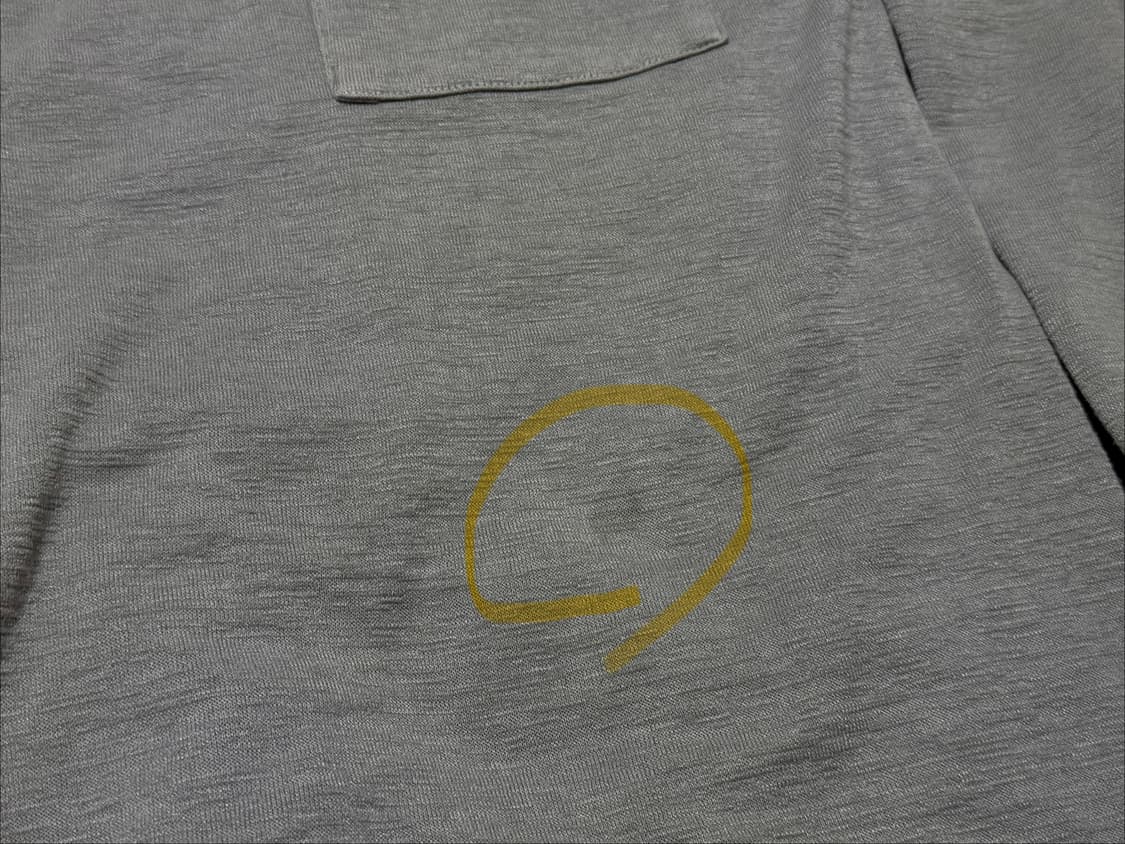 폴리테루 휴먼 포켓 롱슬리브 다이드 핑크 1사이즈 팝니다 상품이미지3