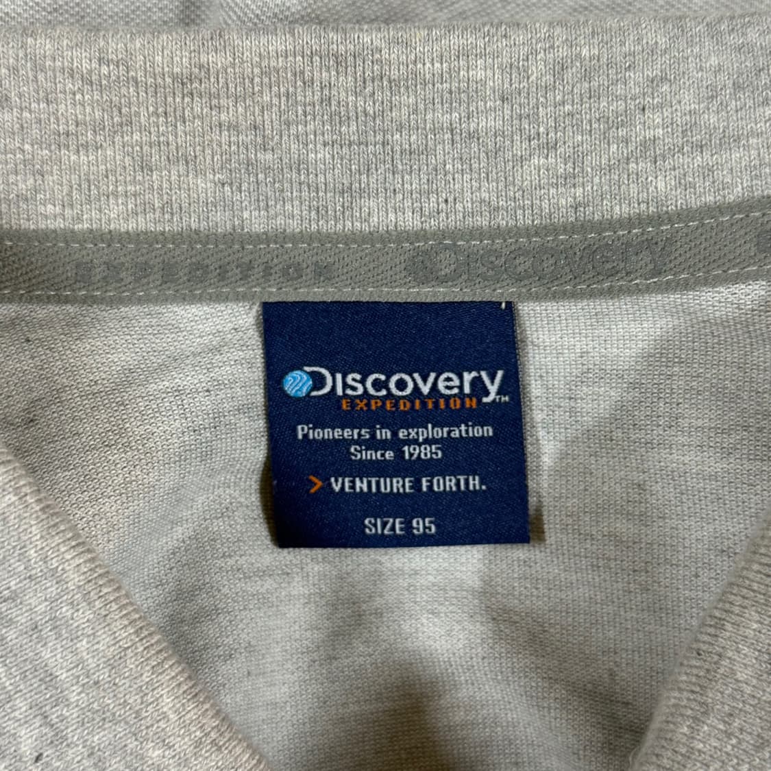[95] 디스커버리 그레이 반팔 폴로티셔츠 상품이미지5