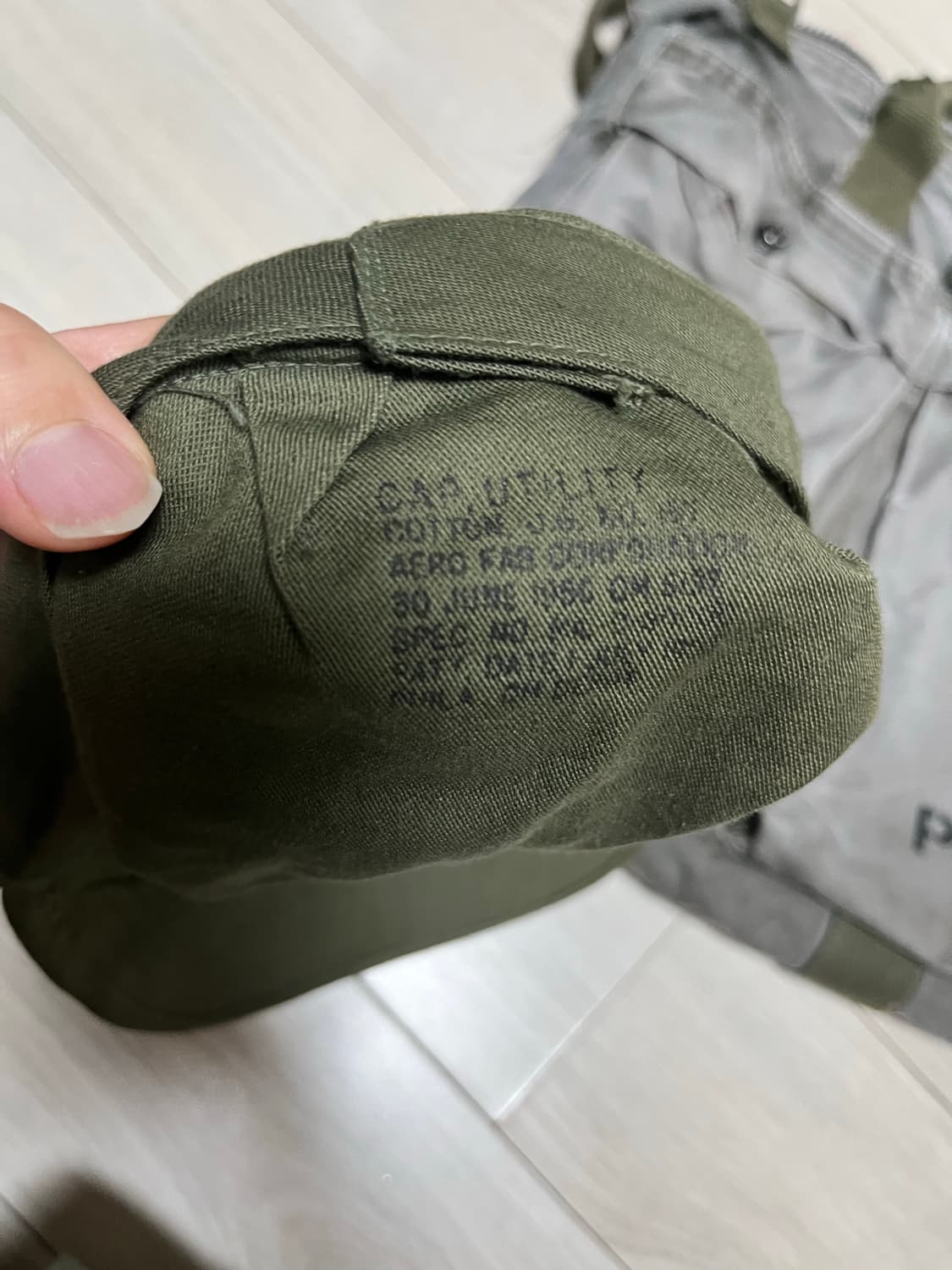 50년대 미군 og-107 모자 상품이미지3