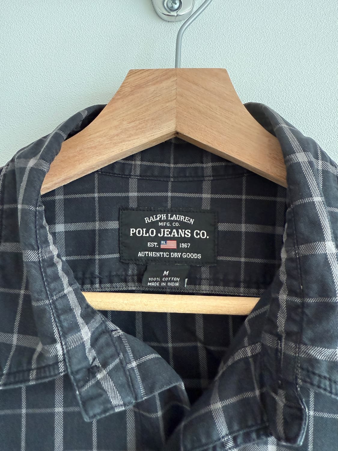 올드 폴로 진스(POLO JEANS) 체크 셔츠(두산) 상품이미지6