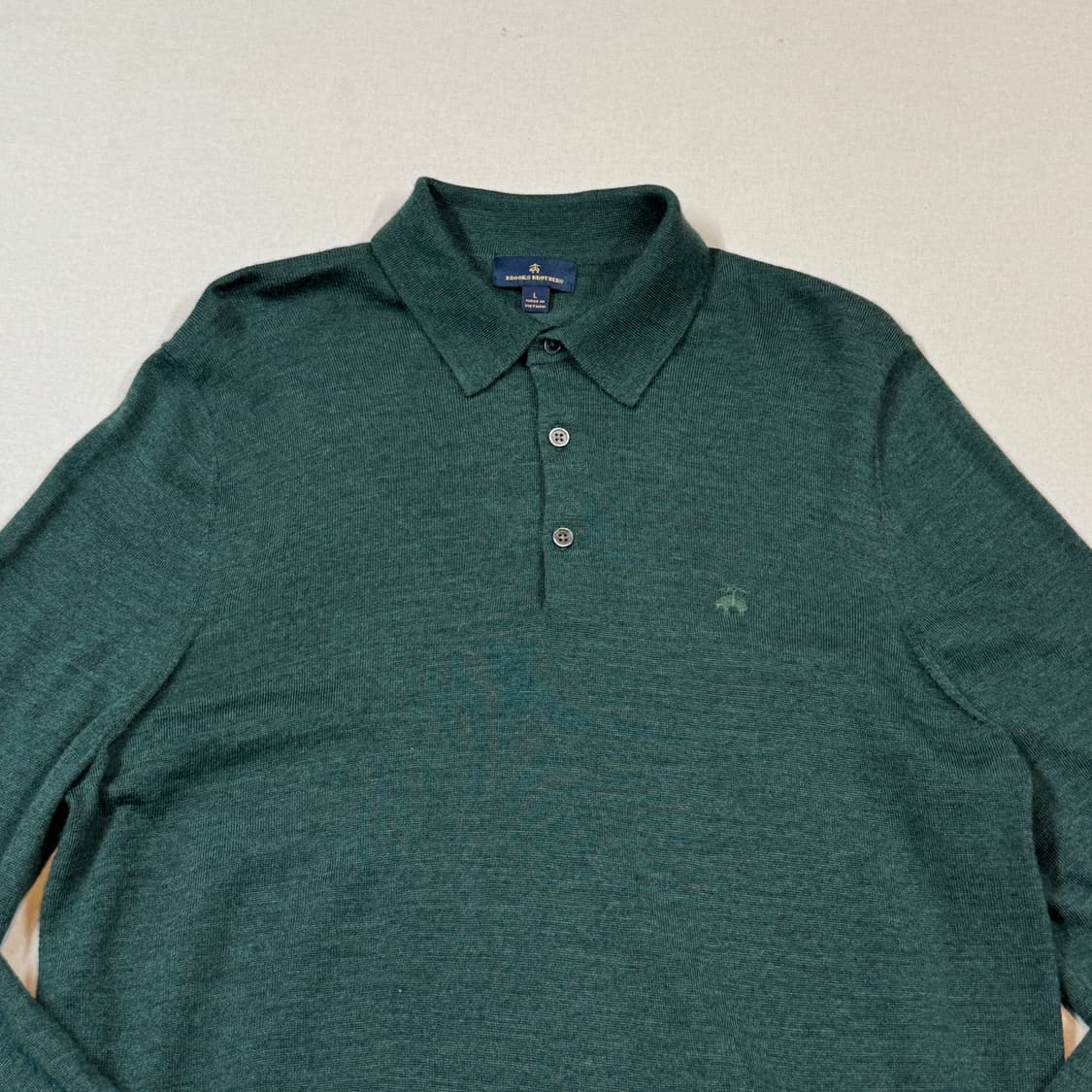 L) 브룩스브라더스 메리노울 카라 니트 상품이미지3