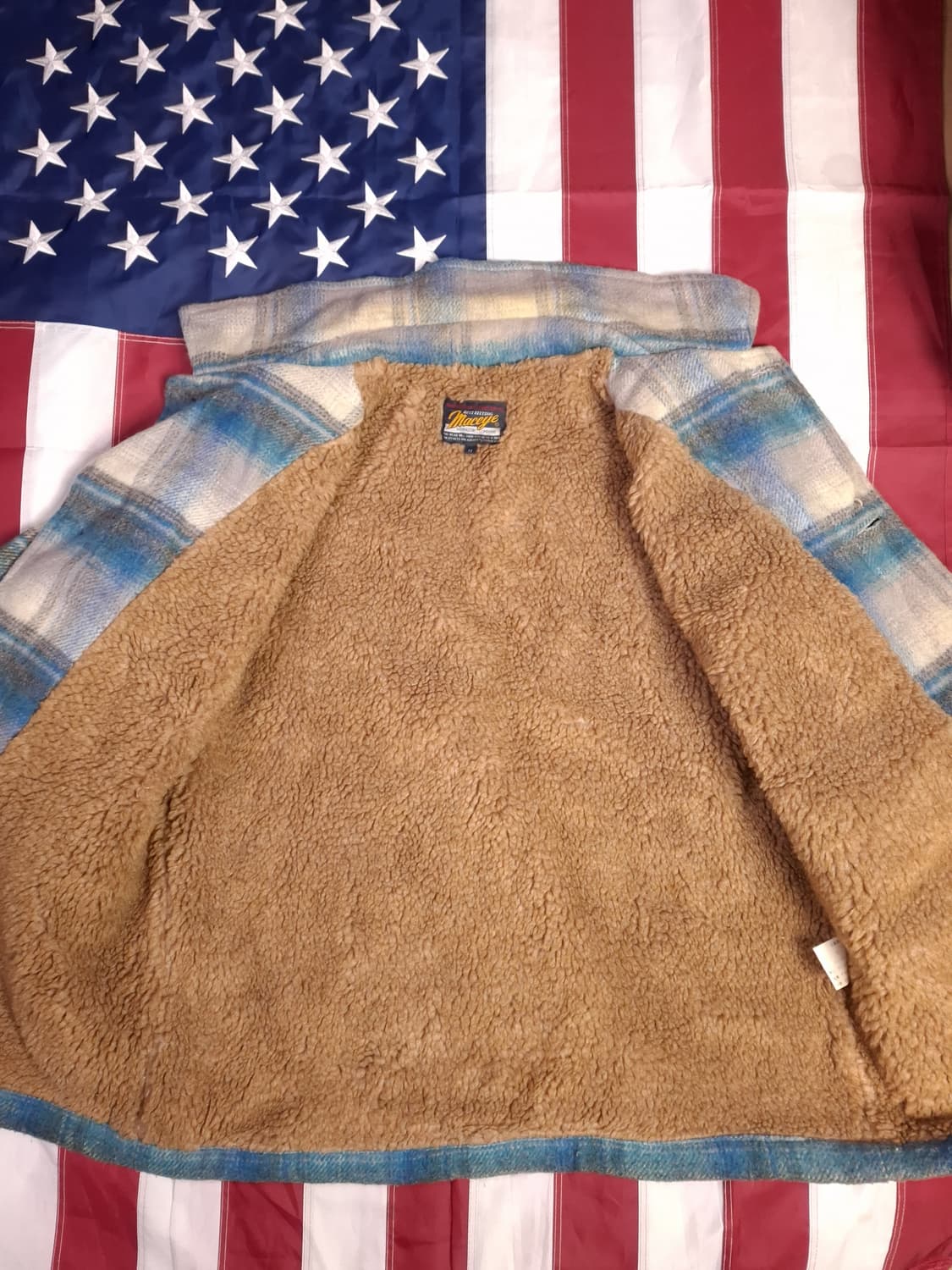 오리지날 일본판 Maceye 체크 울 자켓 상품이미지9