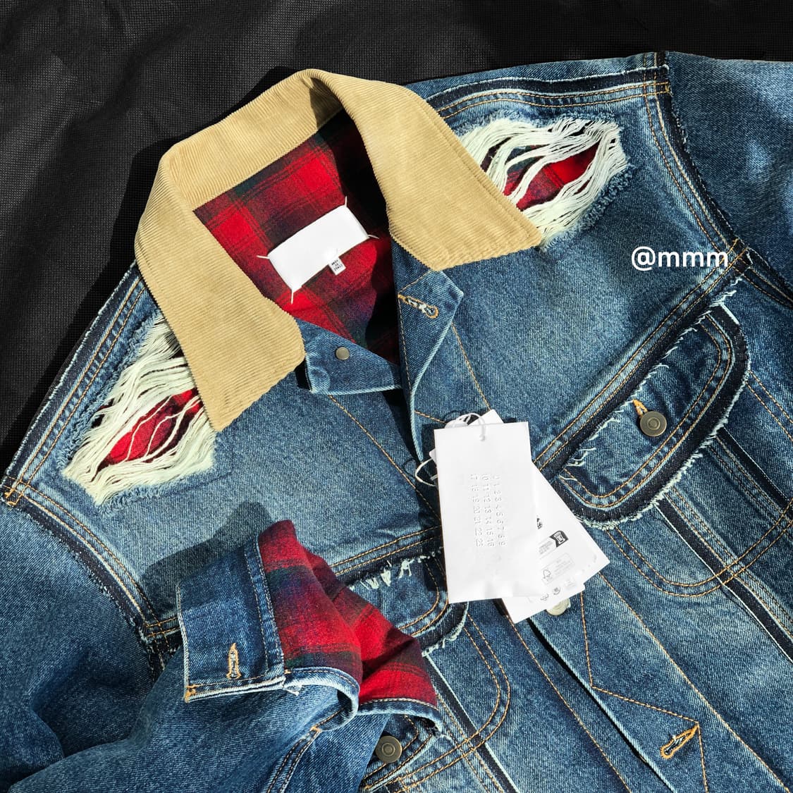 마르지엘라/패들턴 데님 자켓 상품이미지4