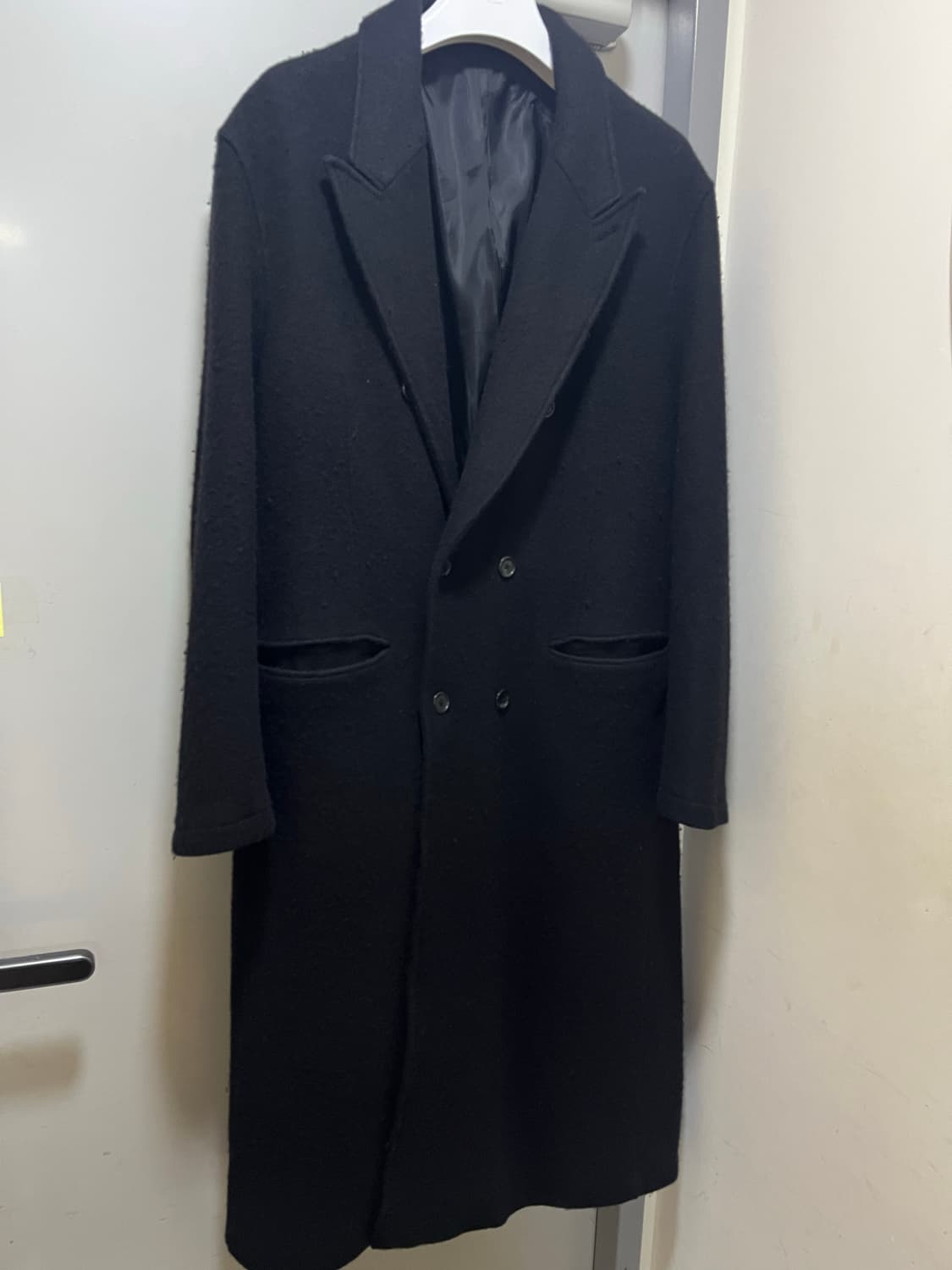 [M] 유스 축융울 보일드울 더블코트 상품이미지4