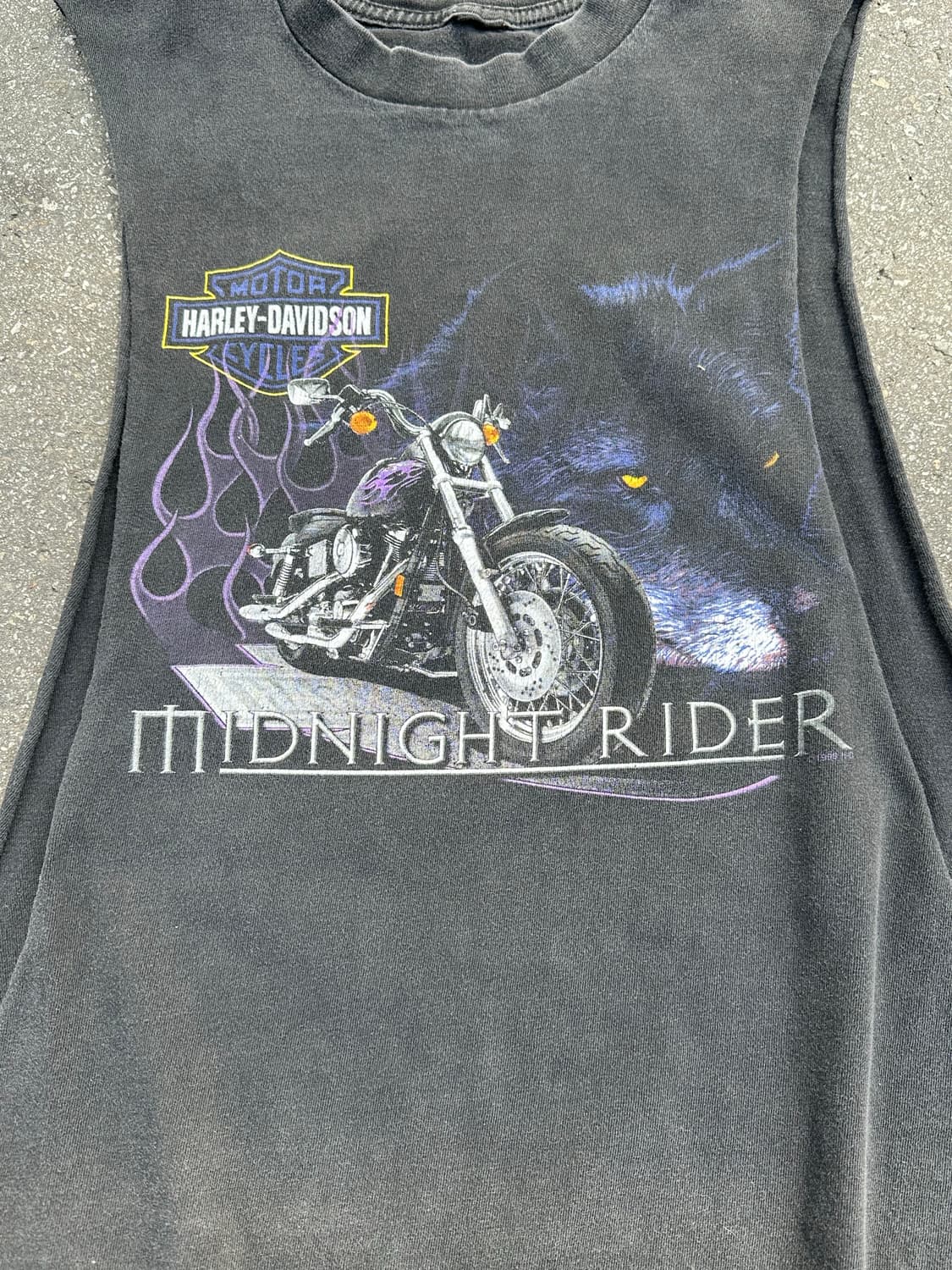 [할리데이비슨] •90s Vintage Midnight Rider Tee 상품이미지2