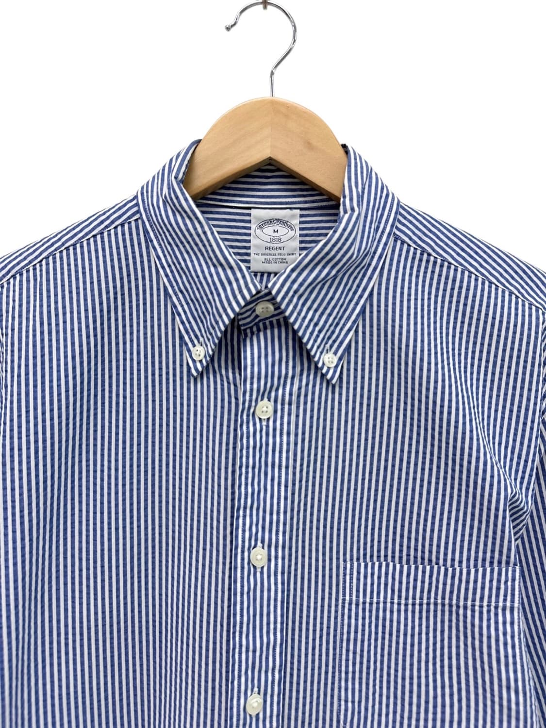브룩스브라더스 스트라이프 셔츠 블루&화이트 (M) 상품이미지2
