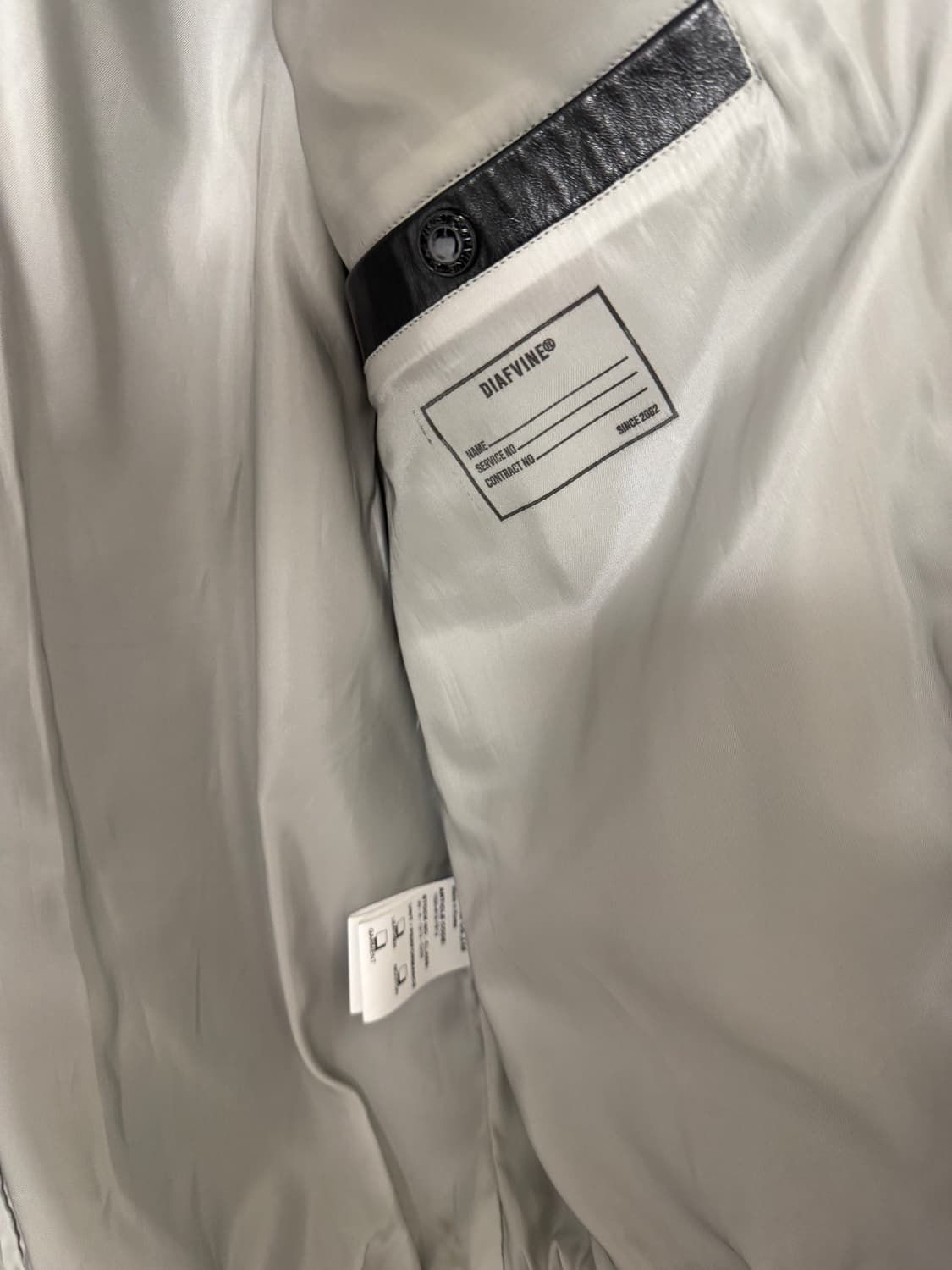 디아프바인 A-2 플라이트 자켓 블랙 XL 상품이미지7