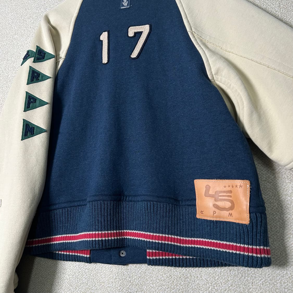  (M) 45RPM 45주년기념 한정판 스타디움 바시티 자켓 상품이미지7