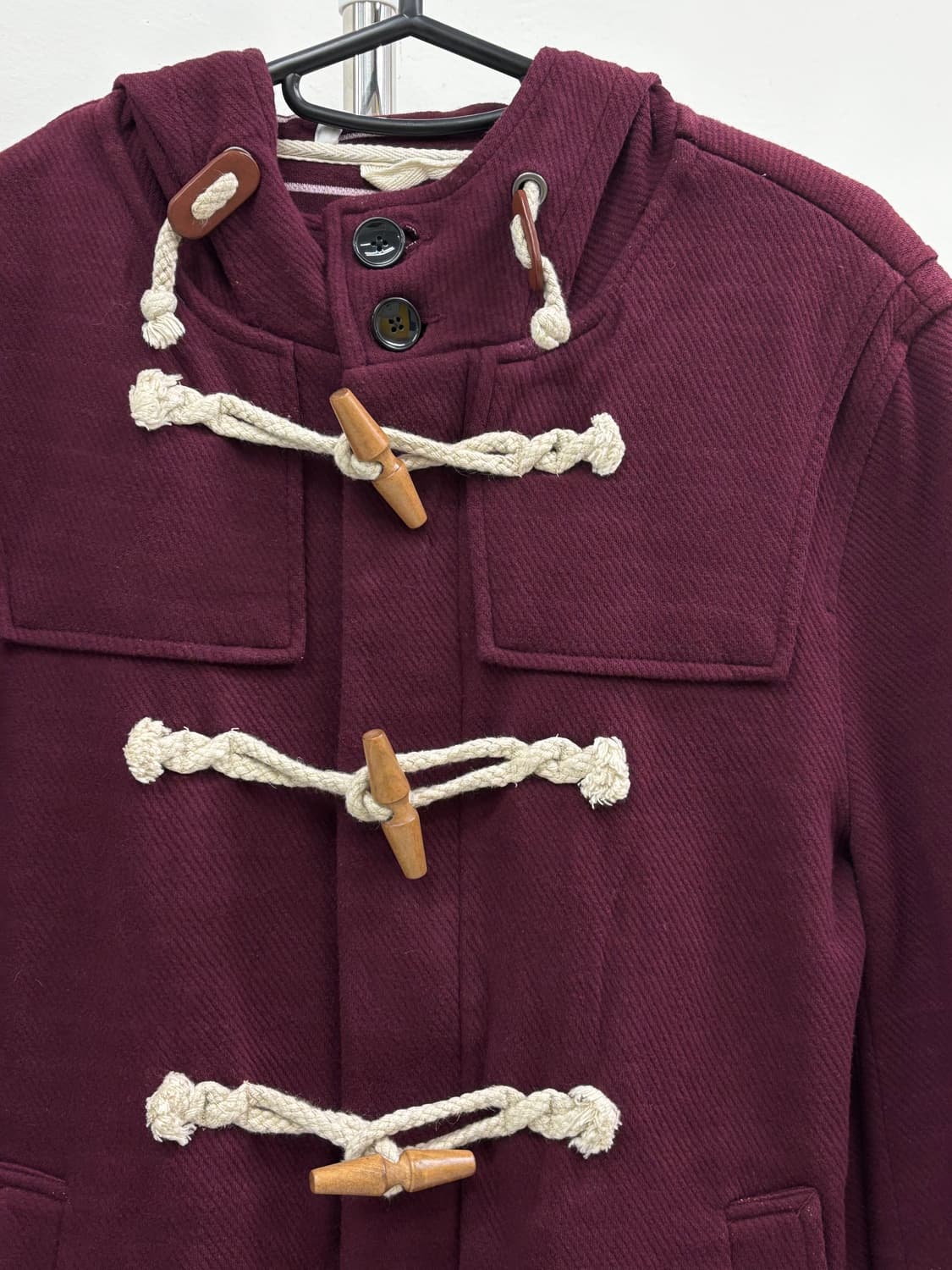 빈티지 플럼 더플 코트 자켓 상품이미지6