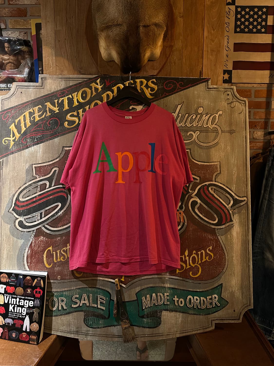 90s USA APPLE T SHIRT 상품이미지1