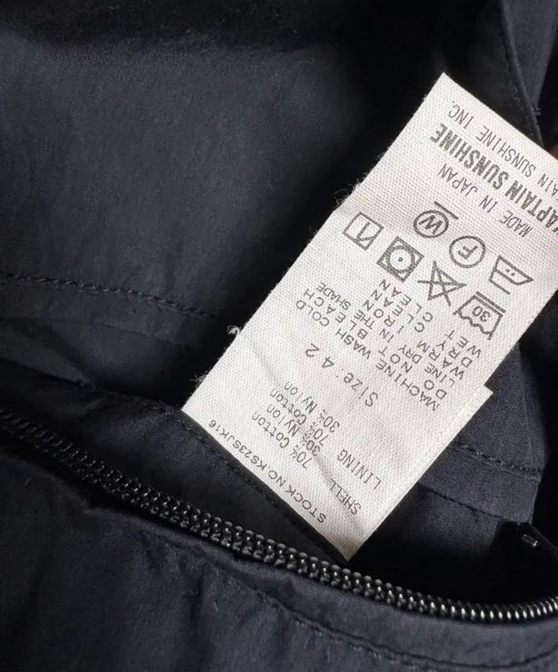 캡틴선샤인 23SS 헌터자켓 네이비 42 size 상품이미지8