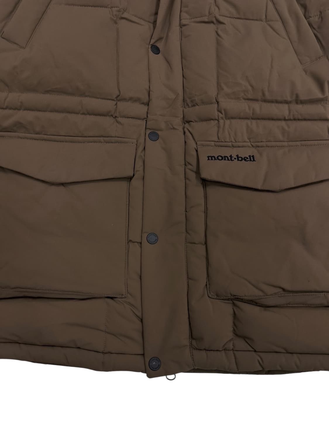 몽벨 구스다운 패딩 브라운 (L)  상품이미지5