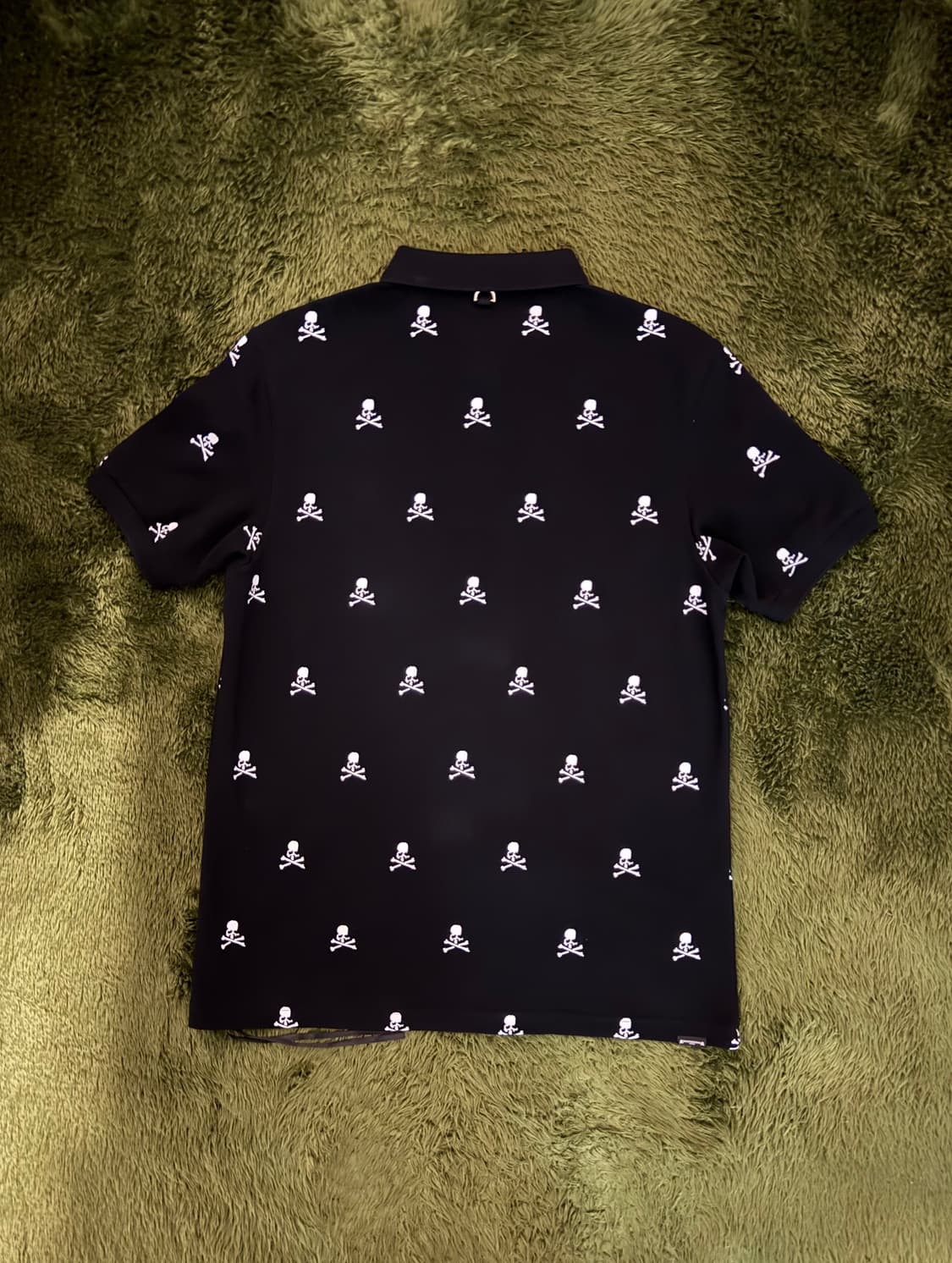 [L] 마스터마인드 X 프레드페리 스컬 로고 프린트 폴로티 상품이미지7