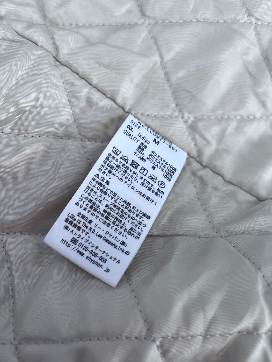 LEE 여성 노카라누빔부클자켓 M사이즈 상품이미지7