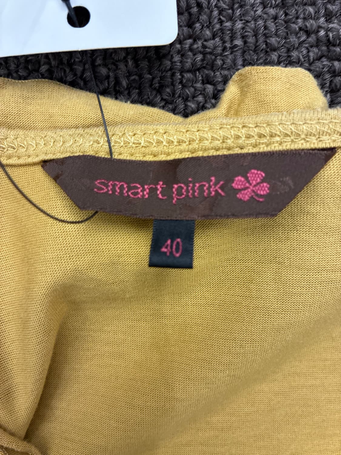 40)Smart Pink 빈티지 여성 프릴 레이스 디테일 반팔 상품이미지6