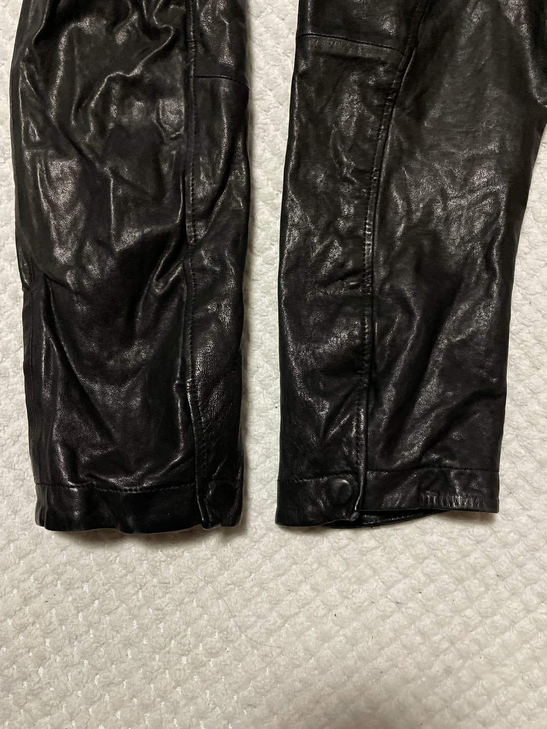 AND Z 웨스턴 무드 램스킨 양가죽 바이커 레더 자켓 상품이미지7