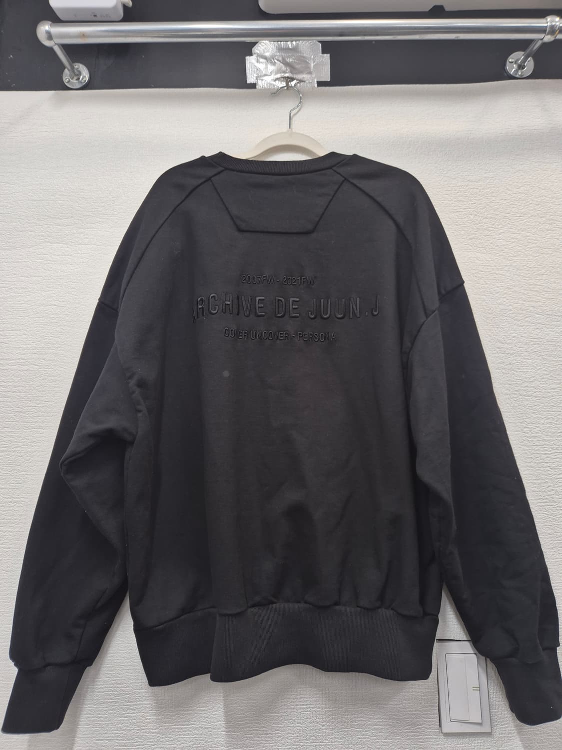 준지 Juun.J 오버핏 아카이브 맨투맨 / 110 (정품) 상품이미지3